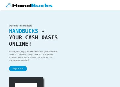 HANDBUCKS - YOUR CASH OASIS ONLINE!