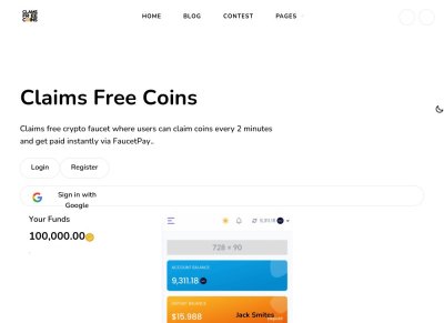 Claims Free Coins