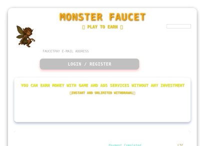 MONSTER FAUCET - PLAY TO EARN